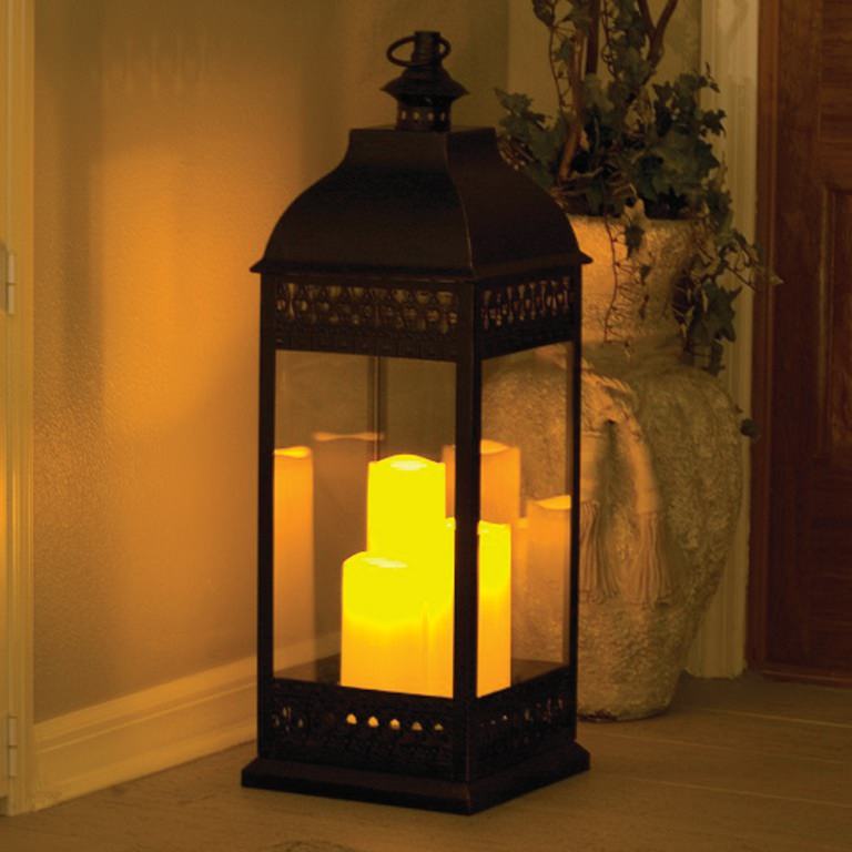 Image of: Lantern Tealight Candle Holder