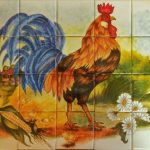 Mexican Tile Murals Rooster