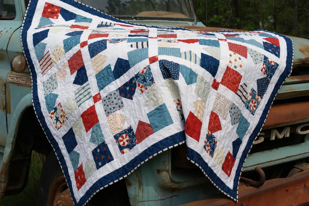 Image of: Nautical Quilt Patterns For Free