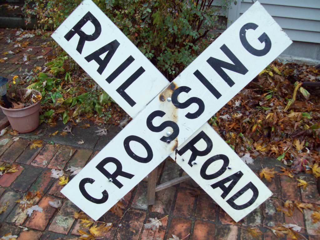 Image of: Railroad Tin Signs