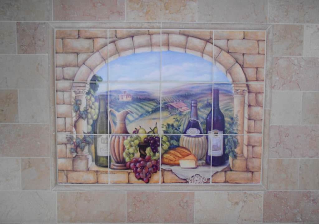 Image of: Small Tuscan Wall Murals