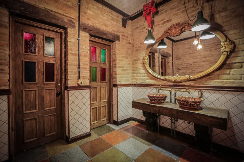 Image of: Steampunk Decor Bathroom