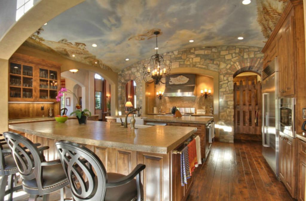 Image of: Tuscan Ceiling Murals