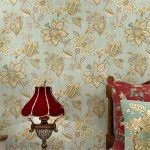 Vintage Chinese Style Floral Wallpaper