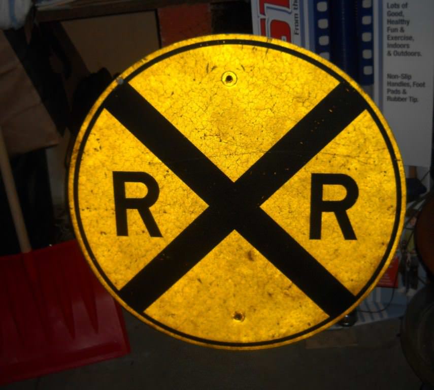Image of: Vintage Railroad Signs