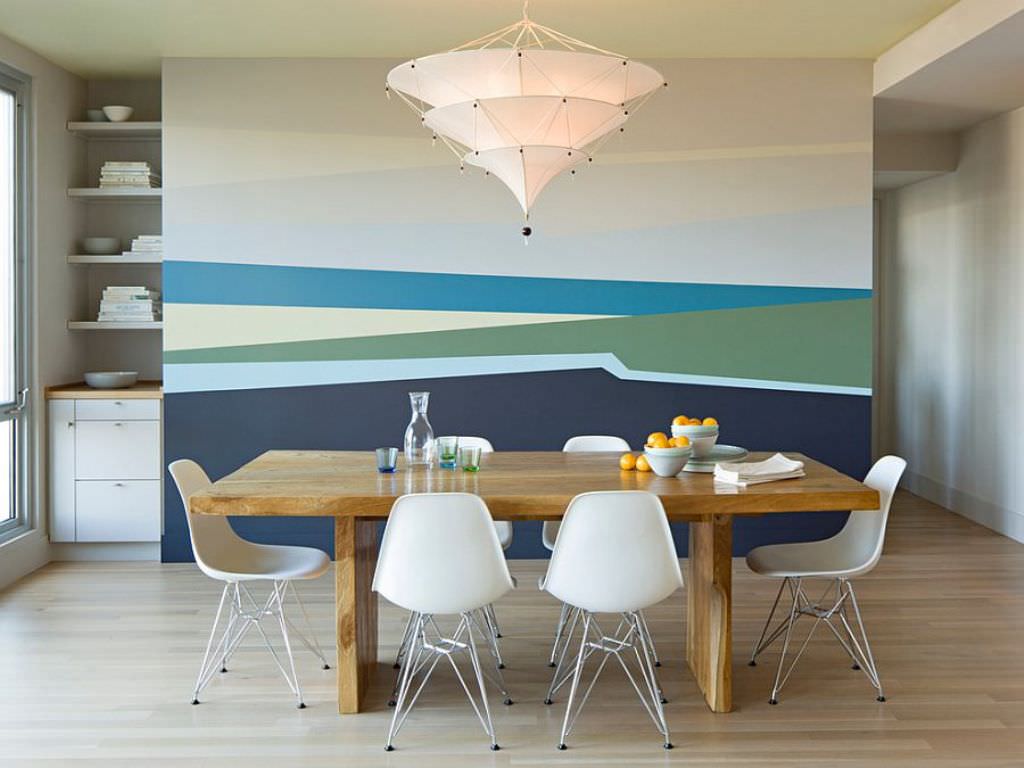 Image of: Accent Walls In Dining Rooms