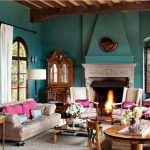 Brown And Turquoise Living Room Designs
