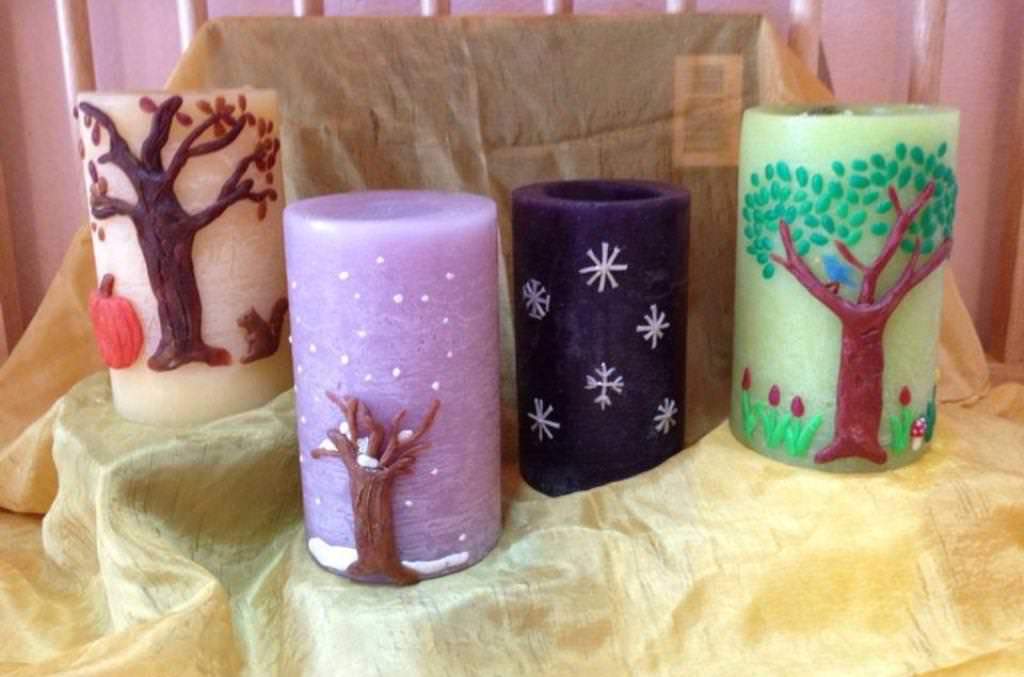 Image of: Candle Decorating For Kids