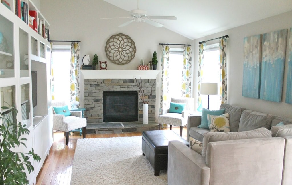 Image of: Decorate Fireplace Wall