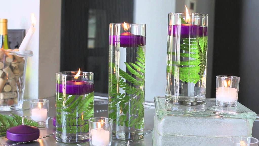 Image of: Decorating Candle Crafts