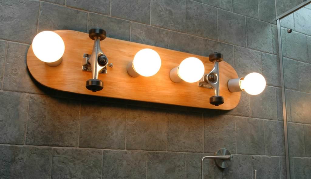 Image of: Diy Vanity Lights For Bathroom