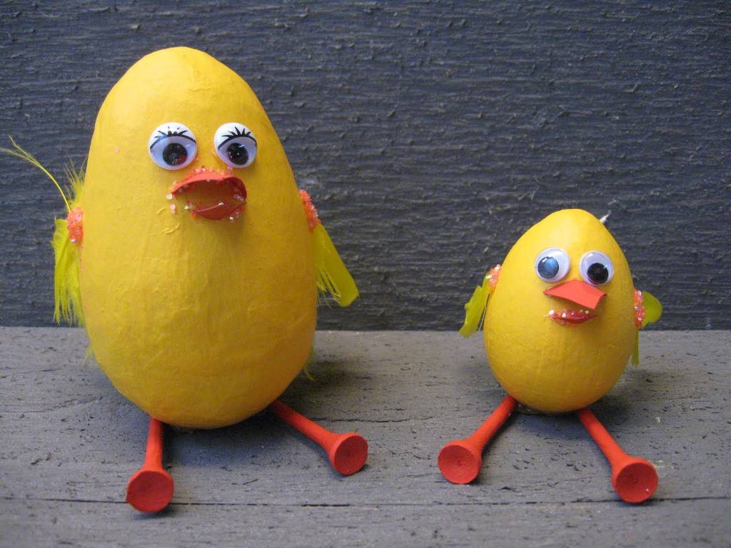 Image of: Easy Easter Chicken Crafts