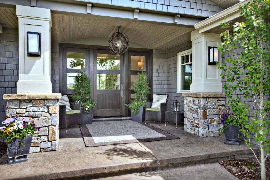 Image of: Front Porch Decks Designs