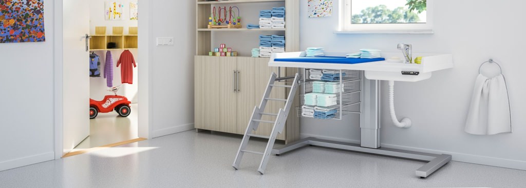 Image of: Space Saving Wall Mounted Changing Table