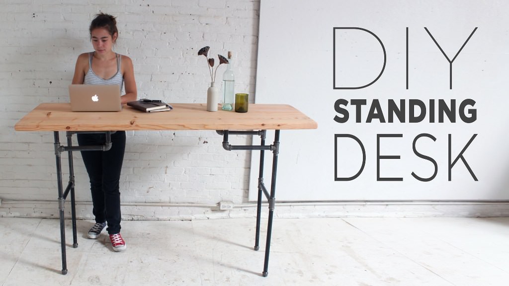 Image of: Stand Up Desk Do It Yourself Ideas