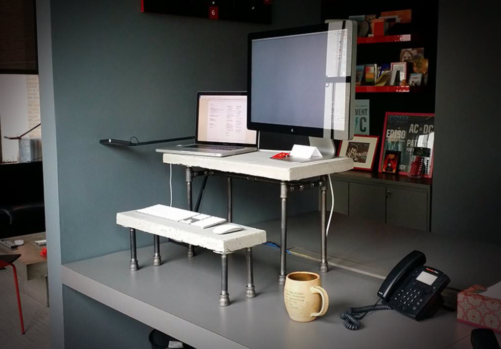 Image of: Standing Desk Conversion Kit