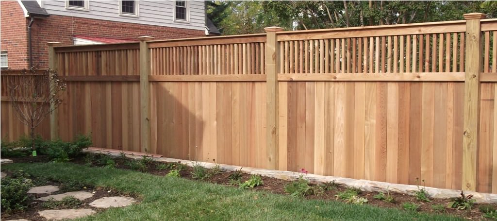 Image of: Types Of Wooden Fences Plans