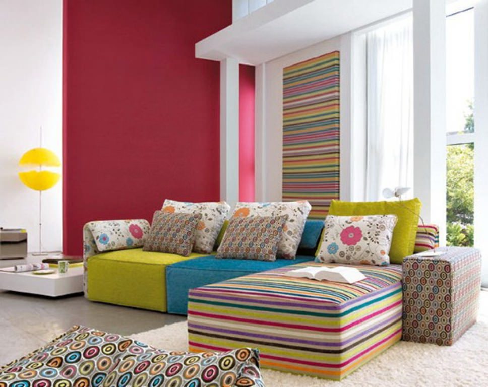 Image of: Beautiful Colorful Living Rooms