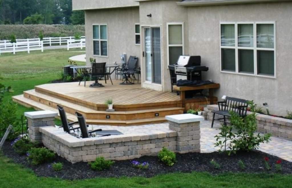 Image of: Best Outdoor Stone Patio Design