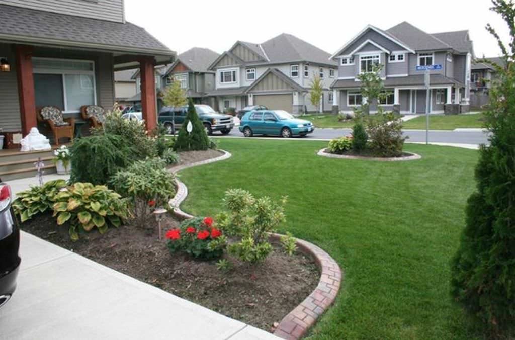 Image of: Best Simple Small Front Yard Landscaping Pictures