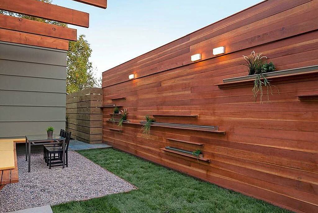 Image of: Best Wood Fence Designs Ideas