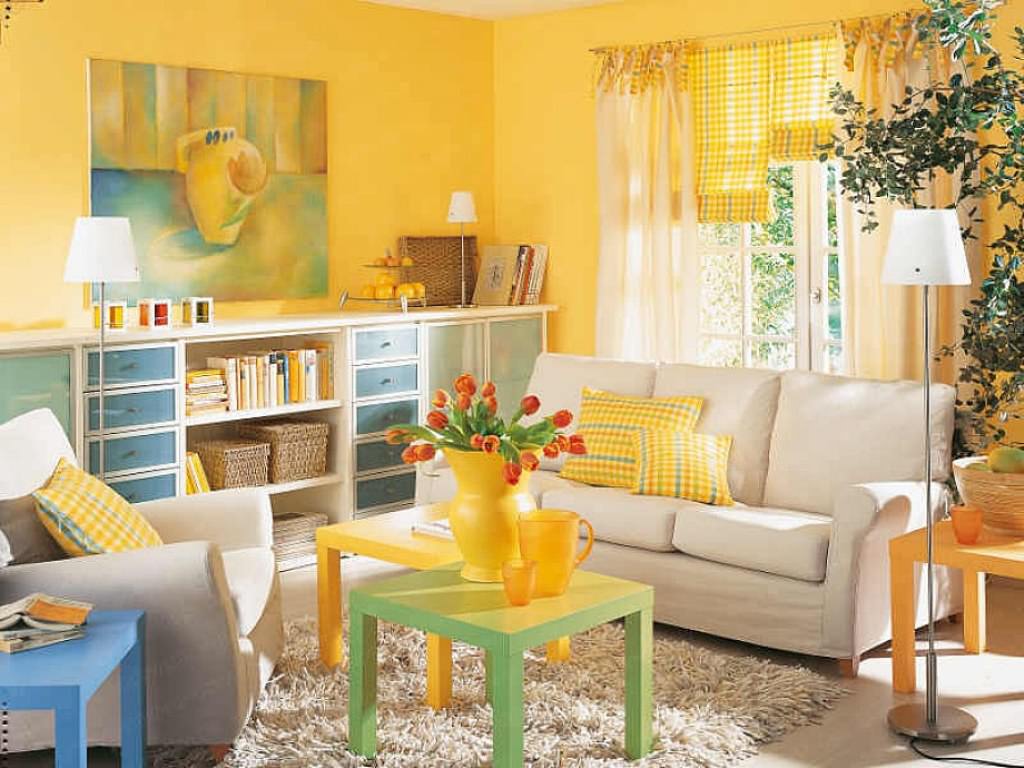 Image of: Colorful Living Room Furniture