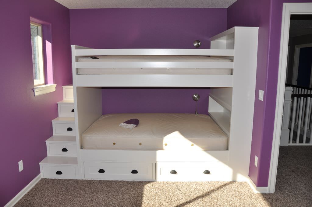 Image of: Custom Built In Loft Beds