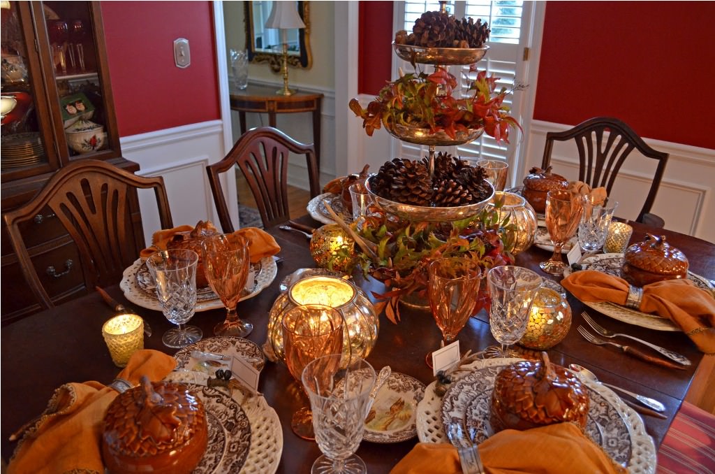 Image of: Easy Table Decorations For Thanksgiving