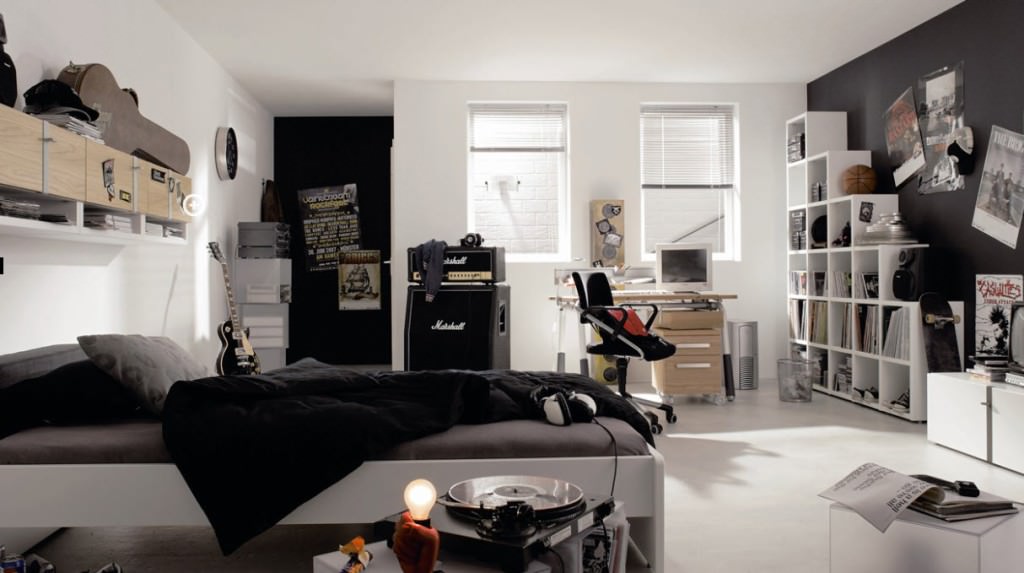 Image of: Emo Teenage Room Designs