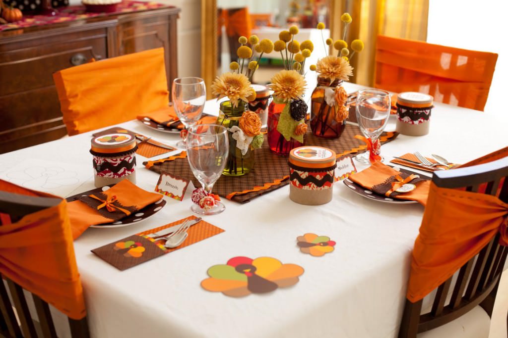 Image of: Martha Stewart Table Decorations For Thanksgiving