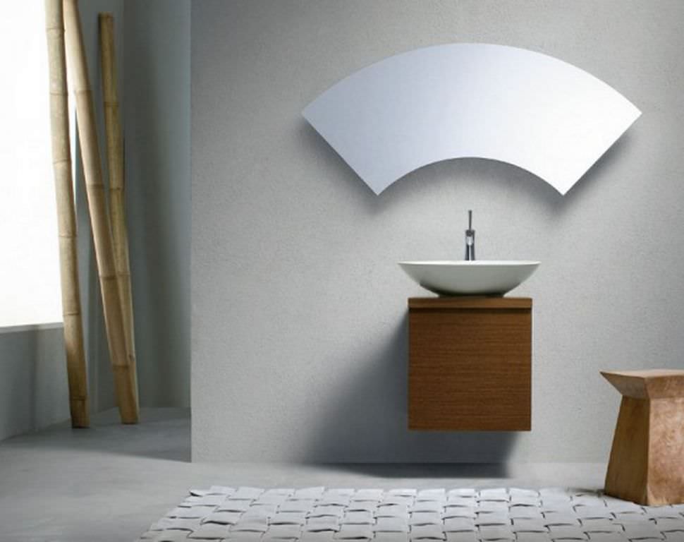 Image of: Modern Bathroom Mirrors Design