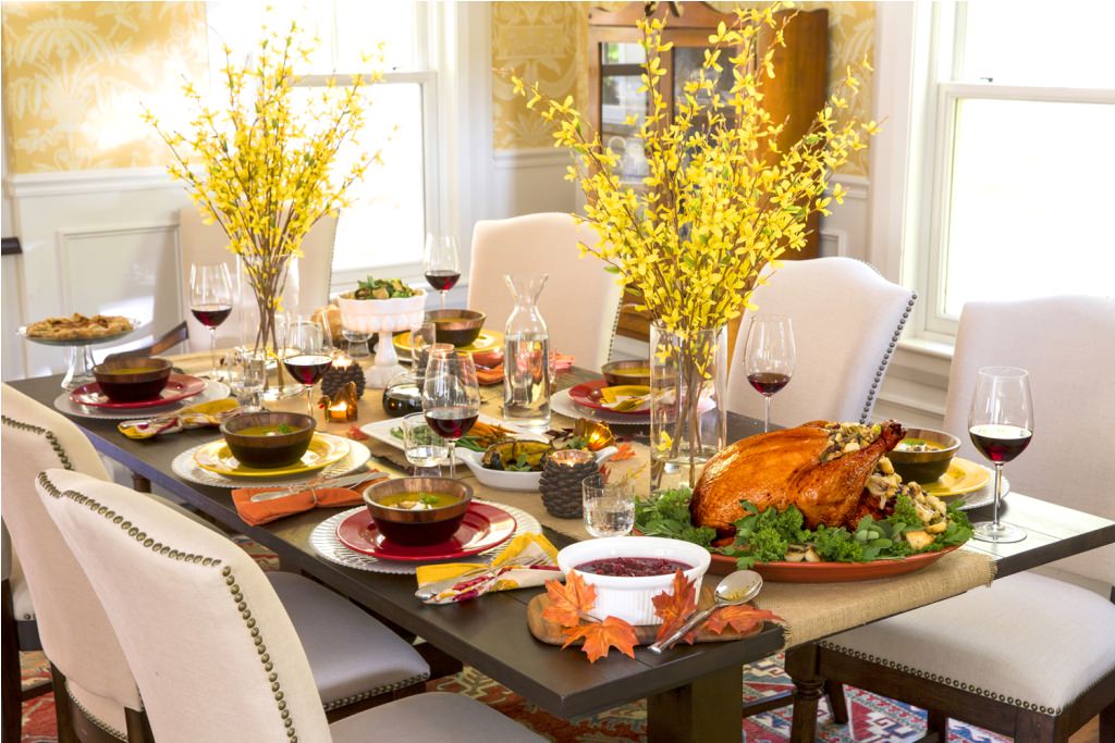 Image of: Table Decorating Ideas Thanksgiving