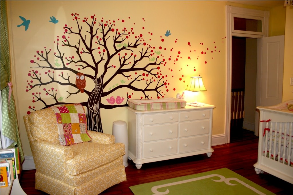 Image of: Tree Nursery Painting Ideas