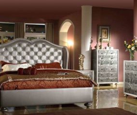 King Size Wingback Bed