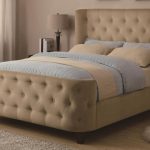Leather Wingback King Bed