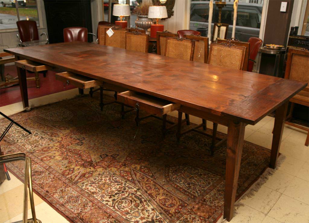 Image of: Teak Square Dining Table