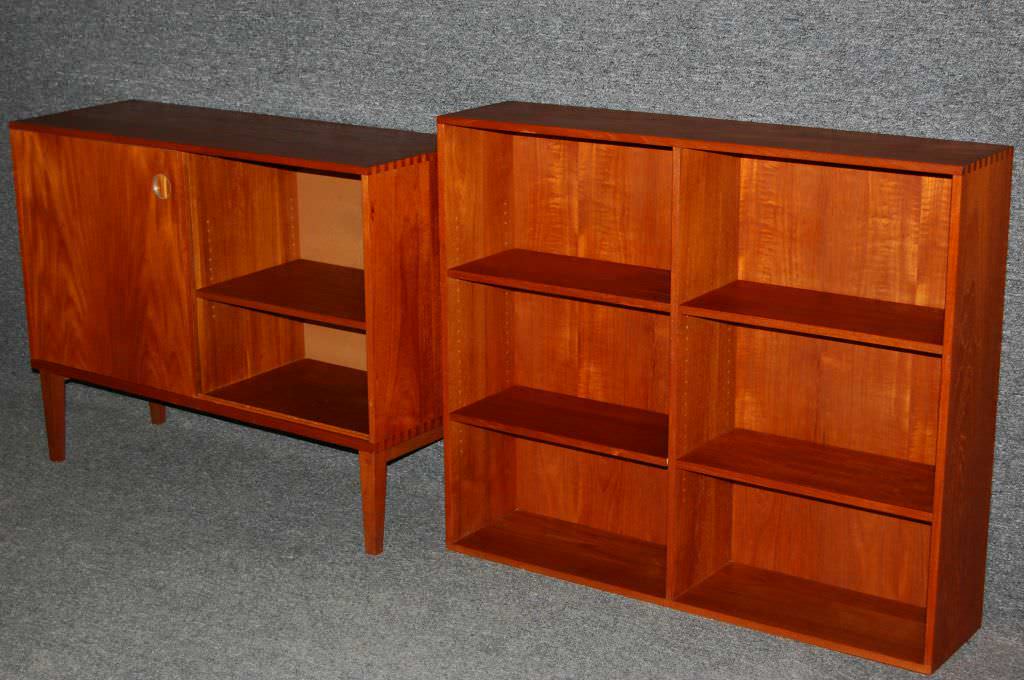 Image of: Teak Wood Bookcase