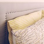 Diy Fabric Headboard With Buttons