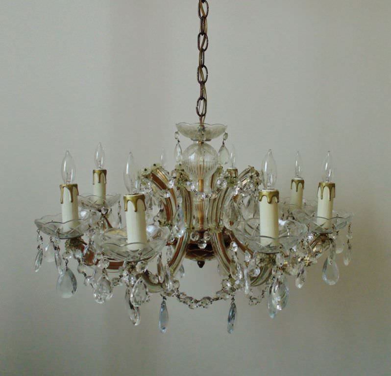 Image of: Murano Glass Chandelier Parts