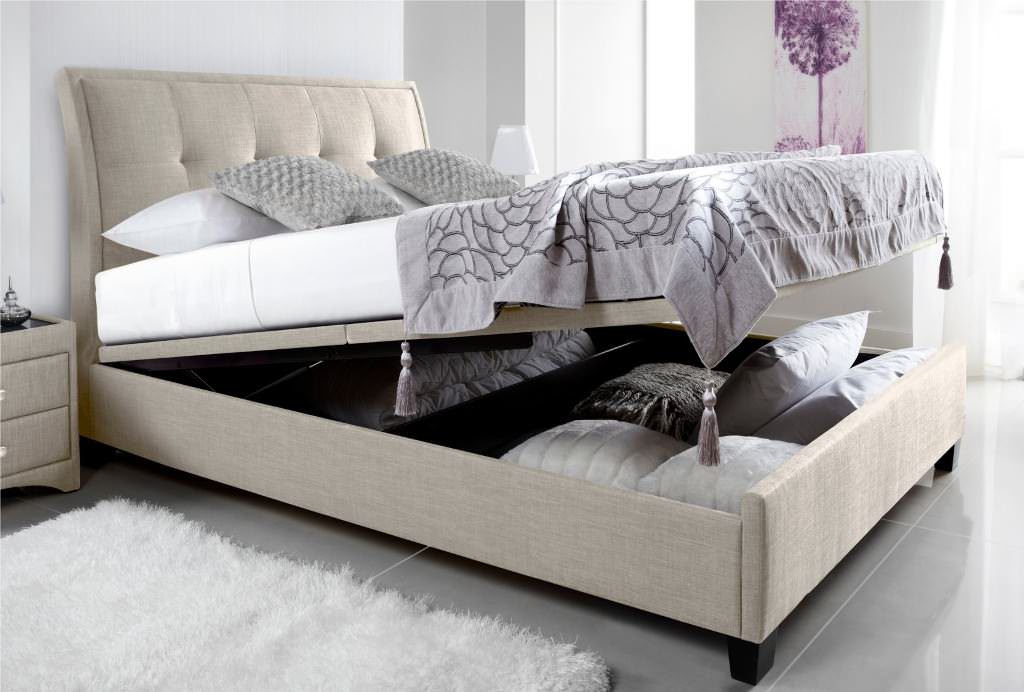 Image of: Ottoman Storage Bed