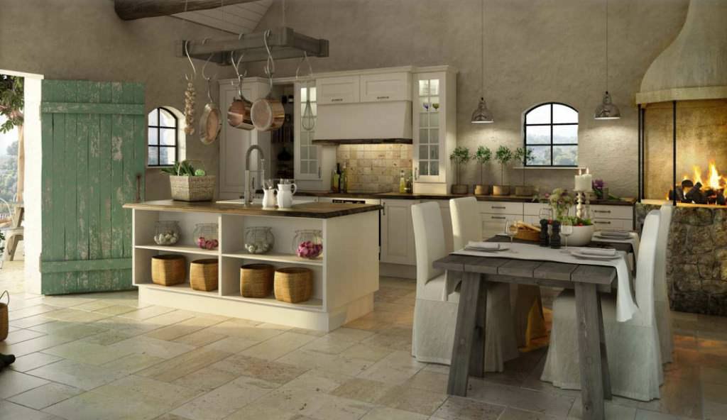 Image of: Rustic Modern Kitchen Decor