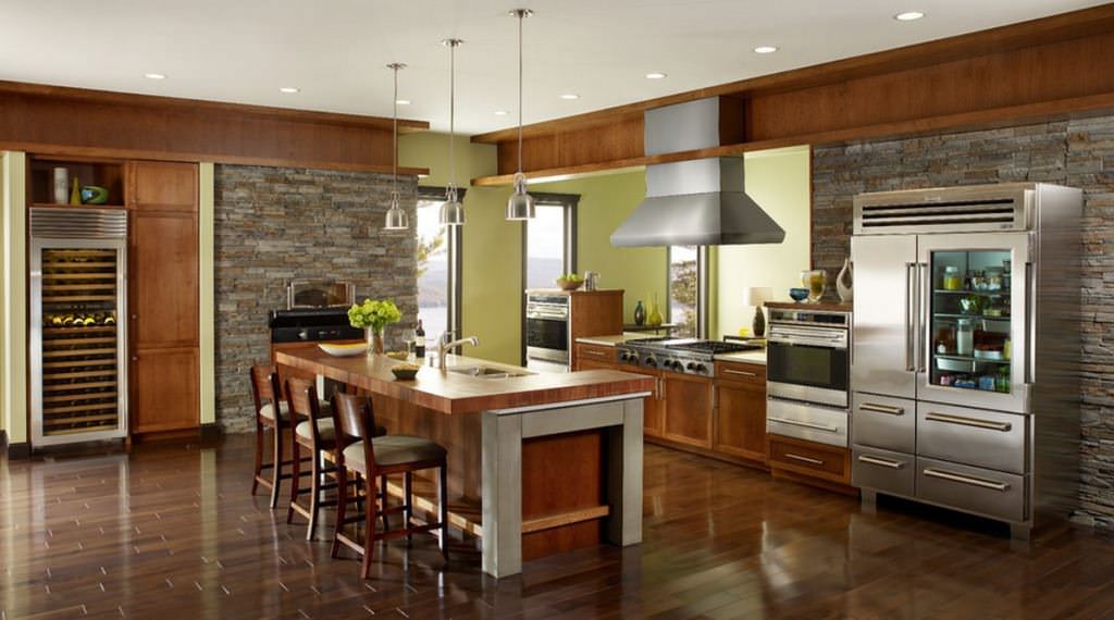 Image of: Rustic Modern Kitchen Designs