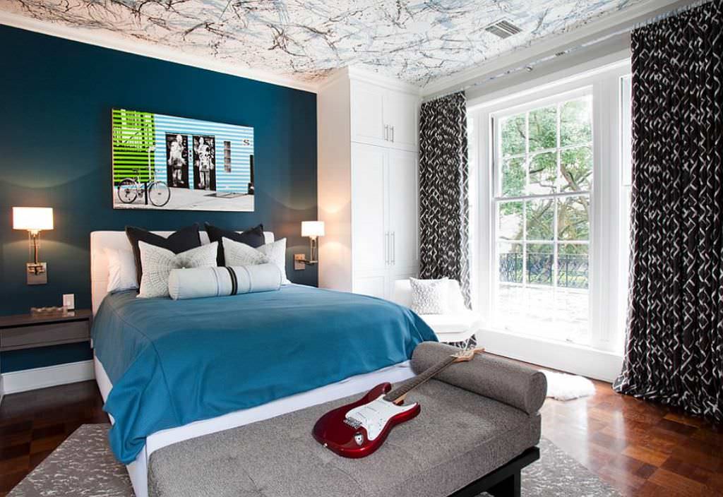 Image of: Teen Bedroom Accent Wall Ideas