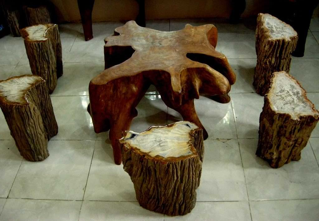 Image of: Awesome Teak Root Furniture Sets