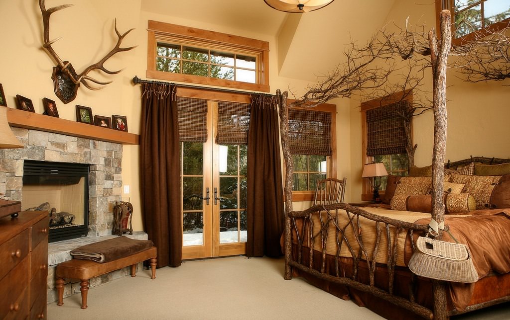 Image of: Large Rustic French Doors
