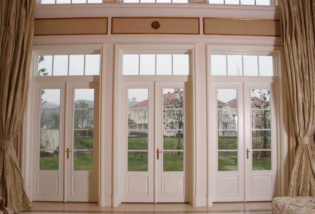 Image of: Narrow Exterior French Doors Designs