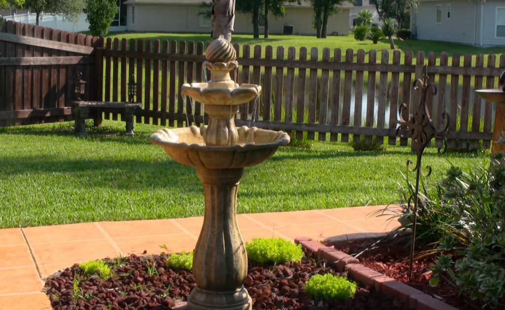 Image of: Best Outdoor Decor Water Fountains Kits