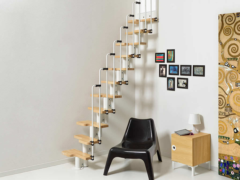 Image of: Compact Stairs For Lofts