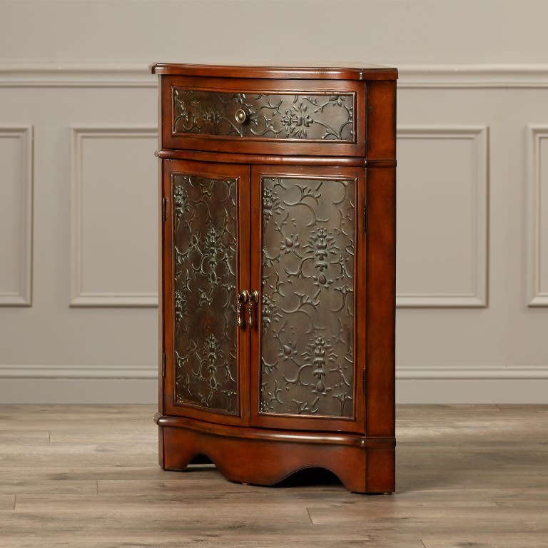 Image of: Corner Accent Cabinet Styles