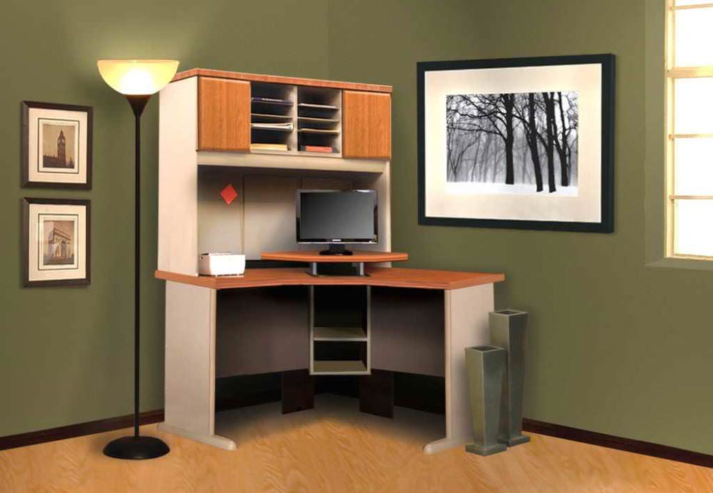 Image of: Corner Workstation Desk Image Design